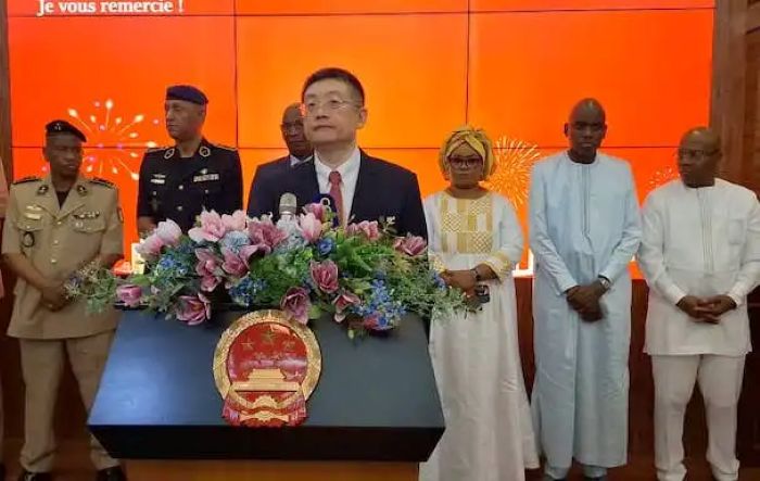 Ambassadeur-de-chine-en-Guinee La République Populaire de Chine célèbre les 76 ans de sa fondation : voici le discours de son ambassadeur Sun Yong en Guinée.