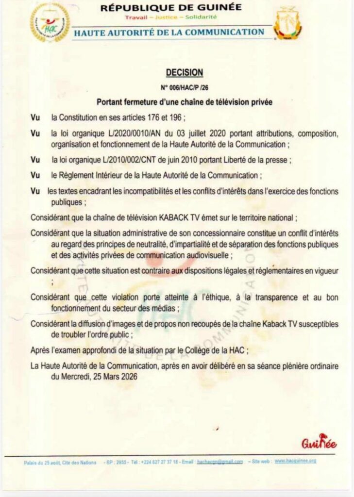 1000684526-729x1024 Urgent/Médias: La HAC acte la fermeture immédiate de Kaback TV
